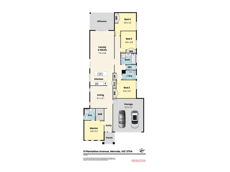 Floorplan of Homely house listing, 5 Plantation Avenue, Mernda VIC 3754