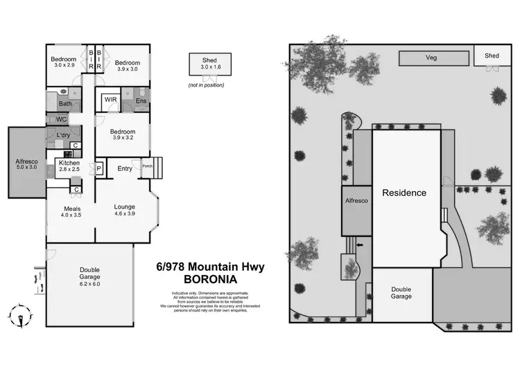 Floorplan of Homely unit listing, 6/978 Mountain Highway, Boronia VIC 3155