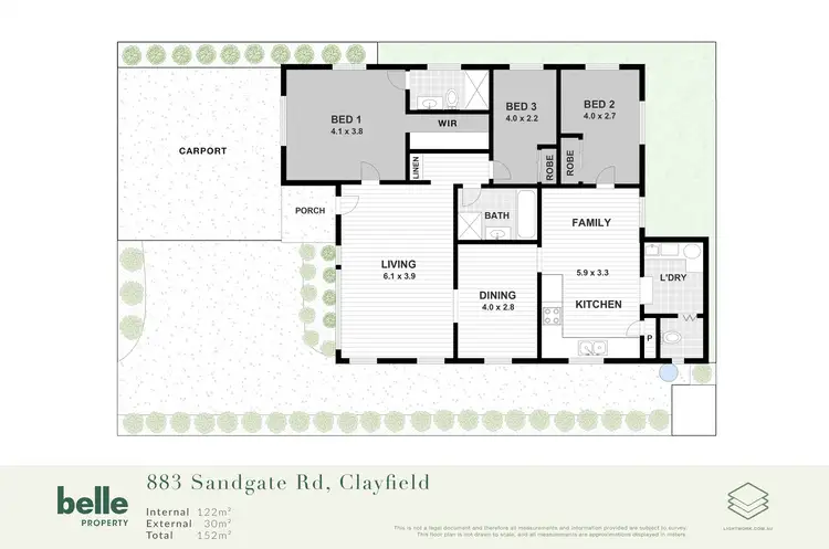 Floorplan of Homely house listing, 883 Sandgate Road, Clayfield QLD 4011