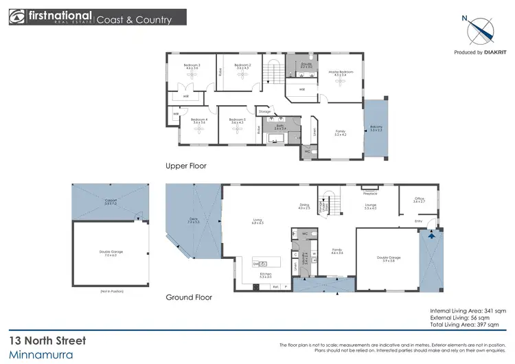 Floorplan of Homely house listing, 13 North Street, Minnamurra NSW 2533
