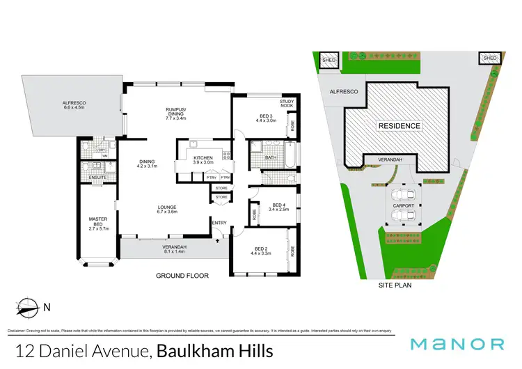 Floorplan of Homely house listing, 12 Daniel Avenue, Baulkham Hills NSW 2153