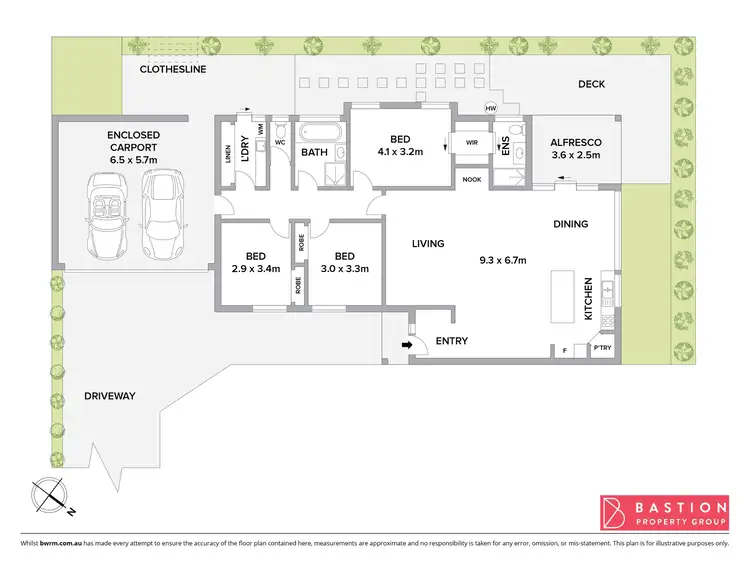 Floorplan of Homely house listing, 9B Fisk Street, Monash ACT 2904