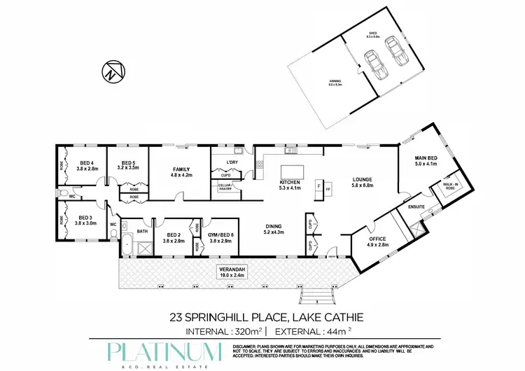 Floorplan of Homely house listing, 23 Springhill Place, Lake Cathie NSW 2445