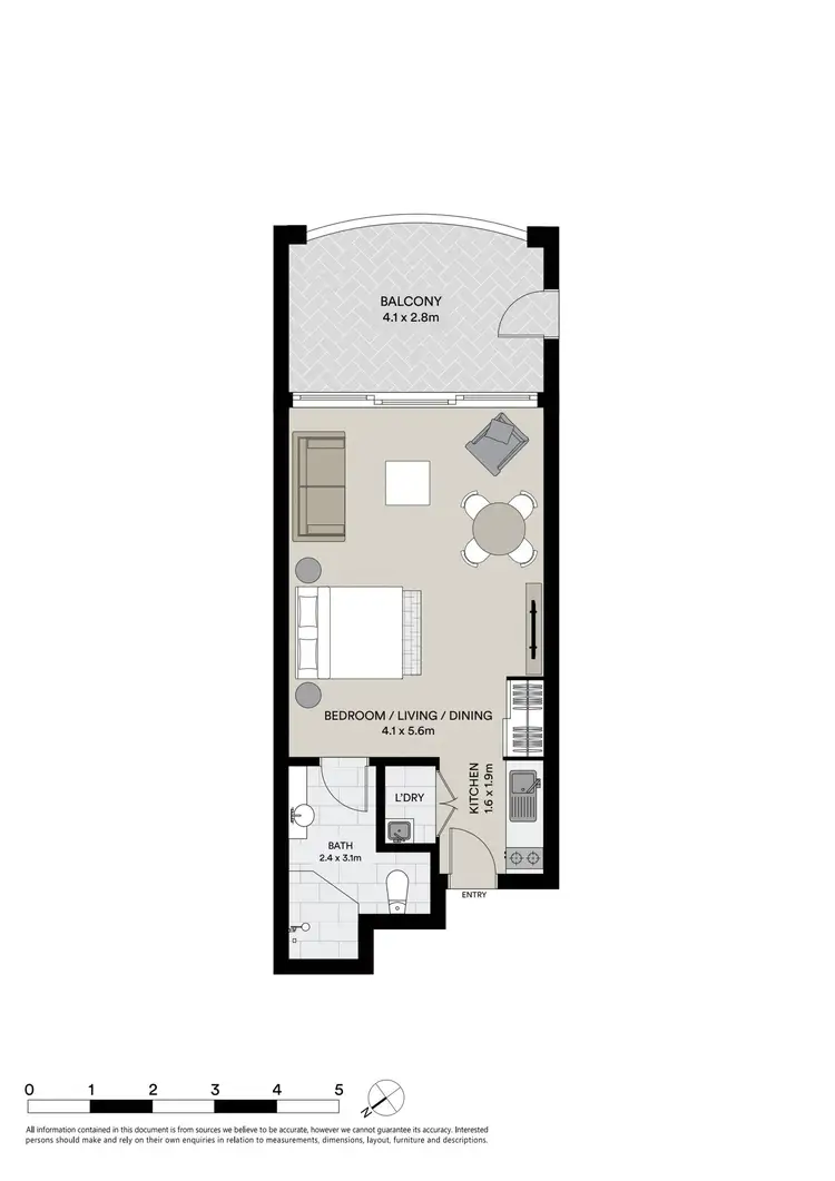 Floorplan of Homely apartment listing, 319/51 The Esplanade, Ettalong Beach NSW 2257