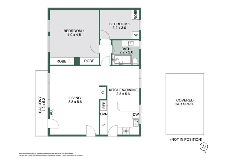 Floorplan of Homely apartment listing, 10/17-19 Grosvenor Street, Brighton VIC 3186