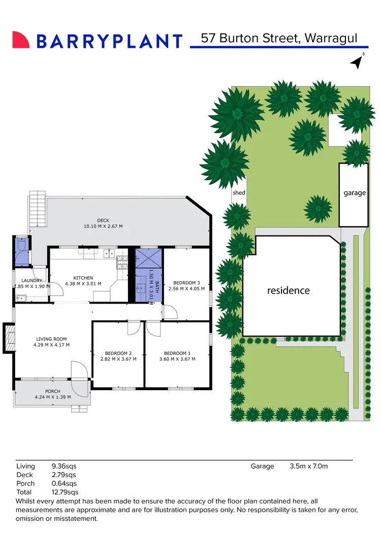 Floorplan of Homely house listing, 57 Burton Street, Warragul VIC 3820