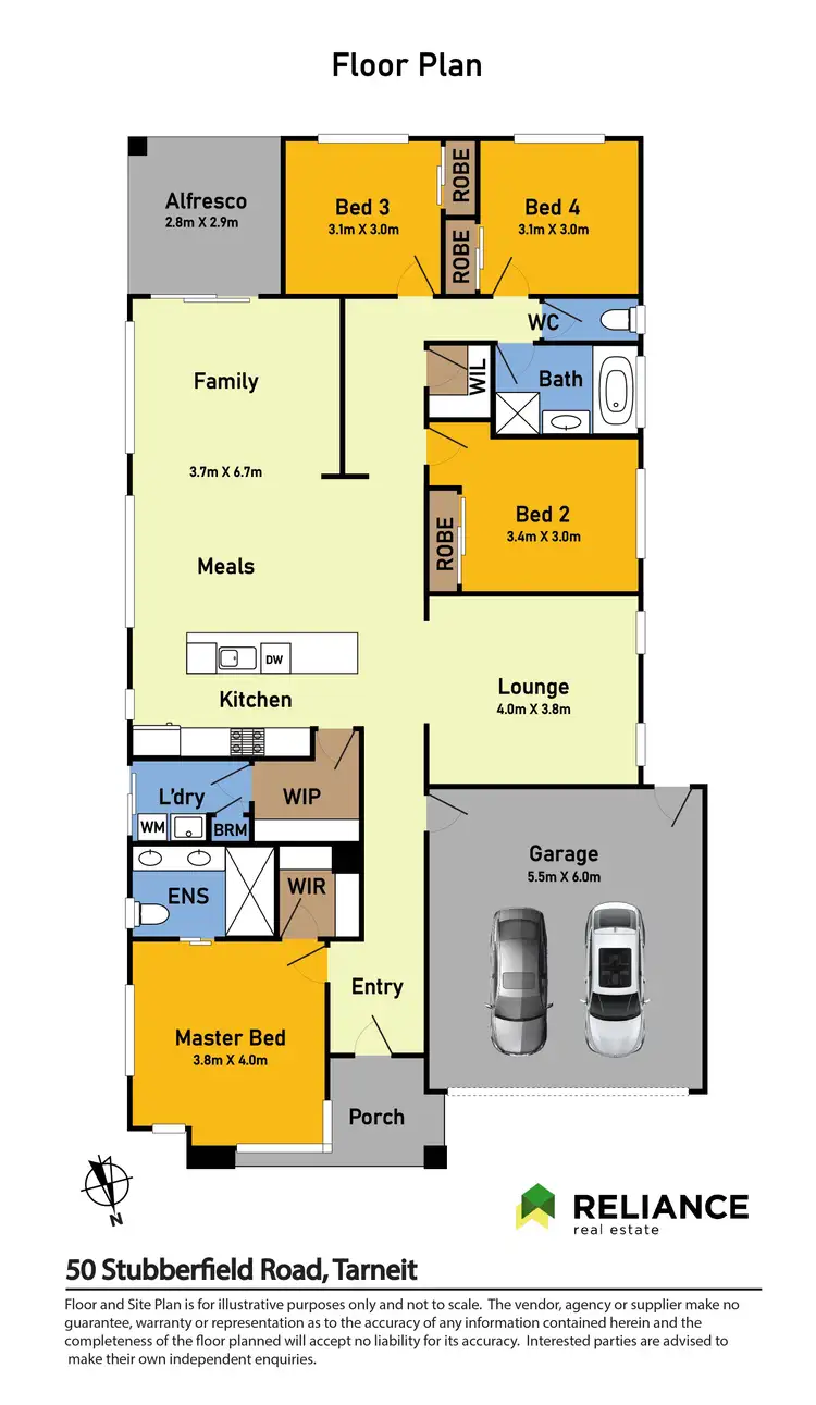 Floorplan of Homely house listing, 50 Stubberfield Road, Tarneit VIC 3029