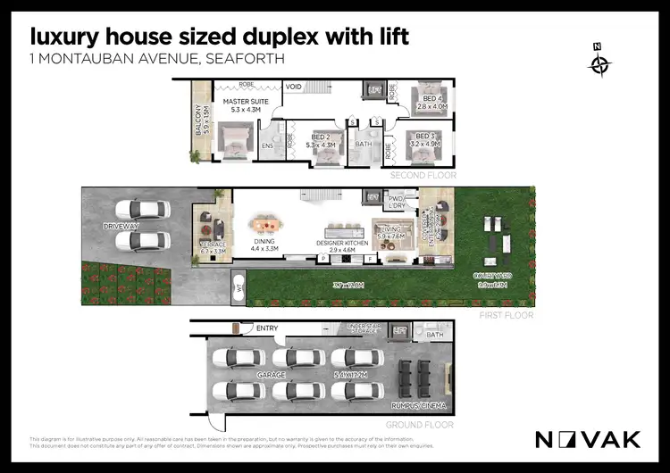 Floorplan of Homely house listing, 1 Montauban Avenue, Seaforth NSW 2092