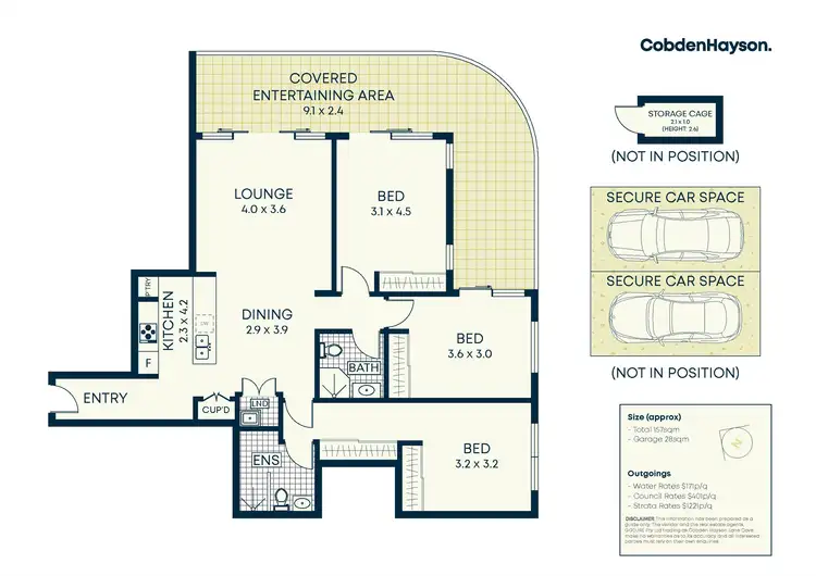 Floorplan of Homely unit listing, 603/2 Waterview Drive, Lane Cove NSW 2066