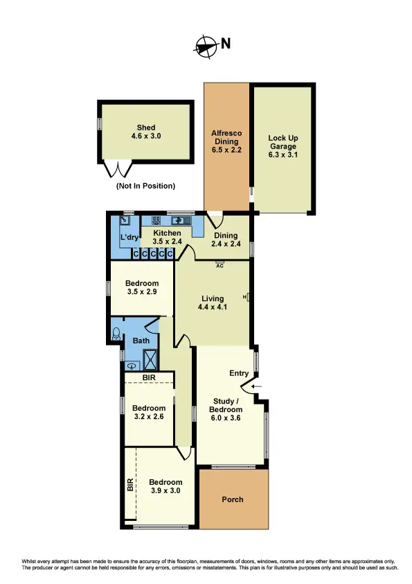 Floorplan of Homely house listing, 9 Andrew Street, Sunshine VIC 3020
