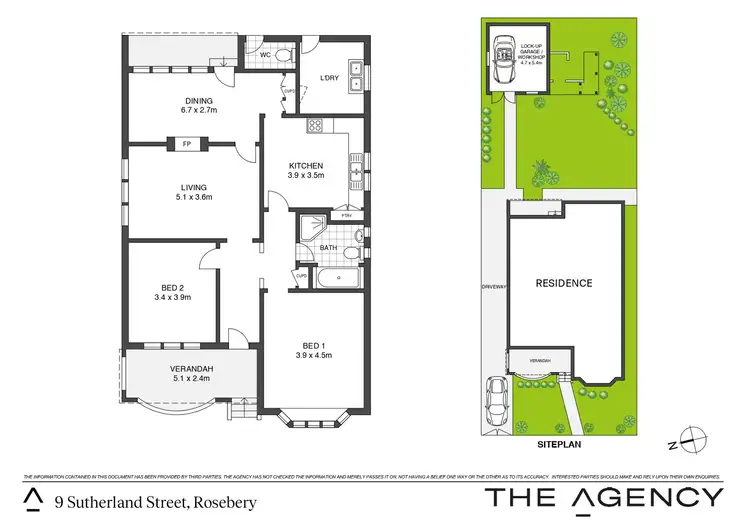 Floorplan of Homely house listing, 9 Sutherland Street, Rosebery NSW 2018