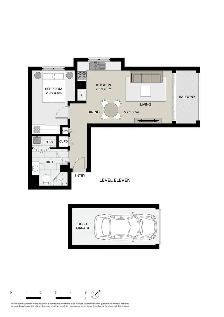 Floorplan of Homely apartment listing, 1109/1 Abel Place, Cronulla NSW 2230