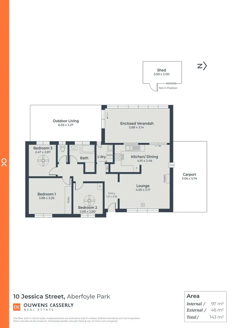 Floorplan of Homely house listing, 10 Jessica Street, Aberfoyle Park SA 5159
