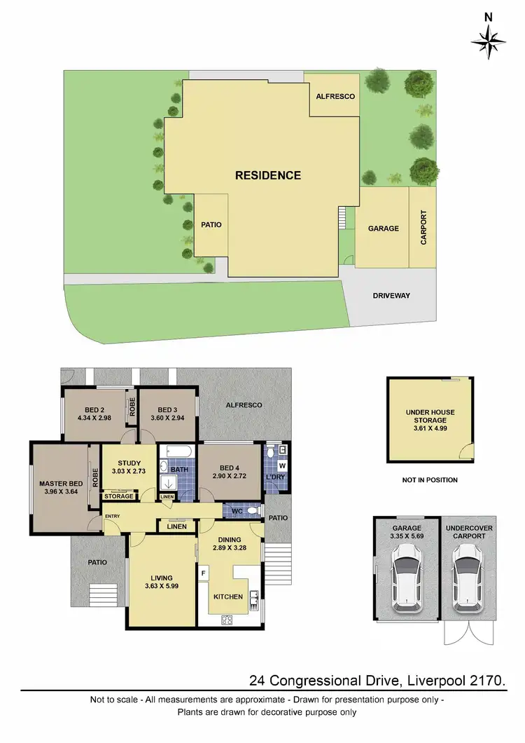 Floorplan of Homely house listing, 24 Congressional Drive, Liverpool NSW 2170