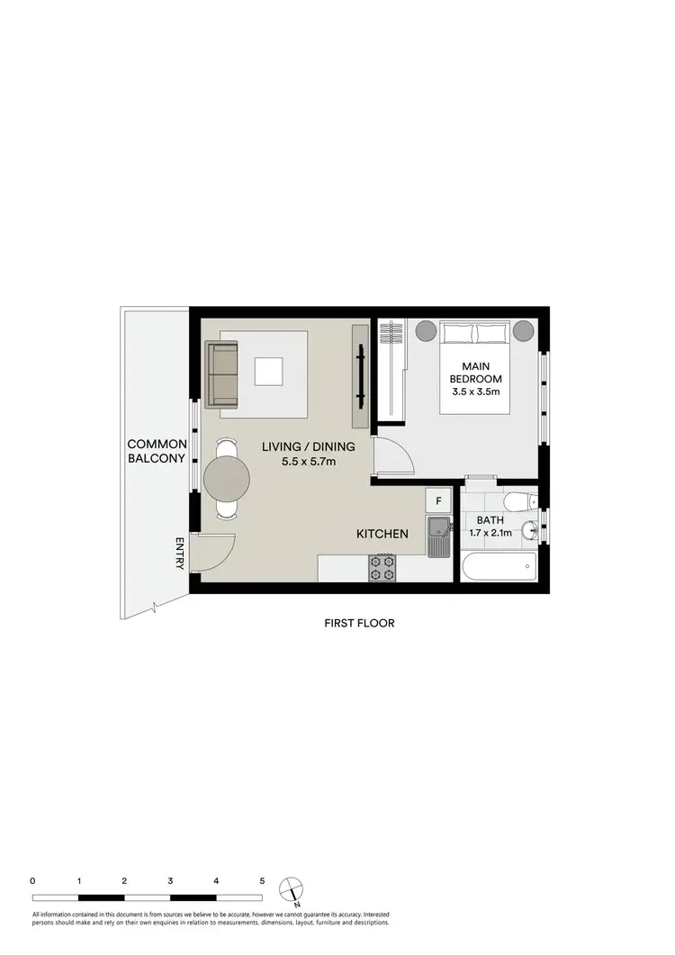Floorplan of Homely apartment listing, 6/8 Roker Street, Cronulla NSW 2230