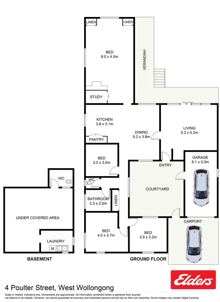 Floorplan of Homely house listing, 4 Poulter Street, West Wollongong NSW 2500