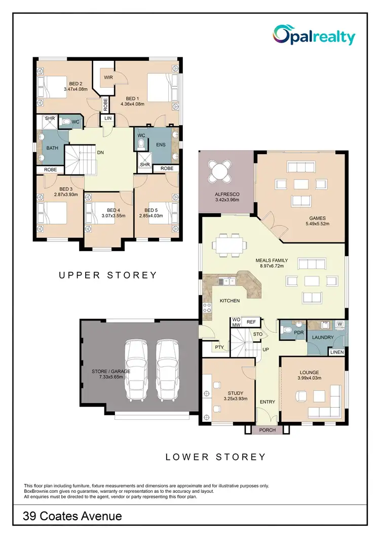 Floorplan of Homely house listing, 39 Coates Avenue, Baldivis WA 6171