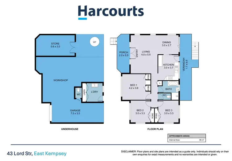Floorplan of Homely house listing, 43 Lord Street, East Kempsey NSW 2440