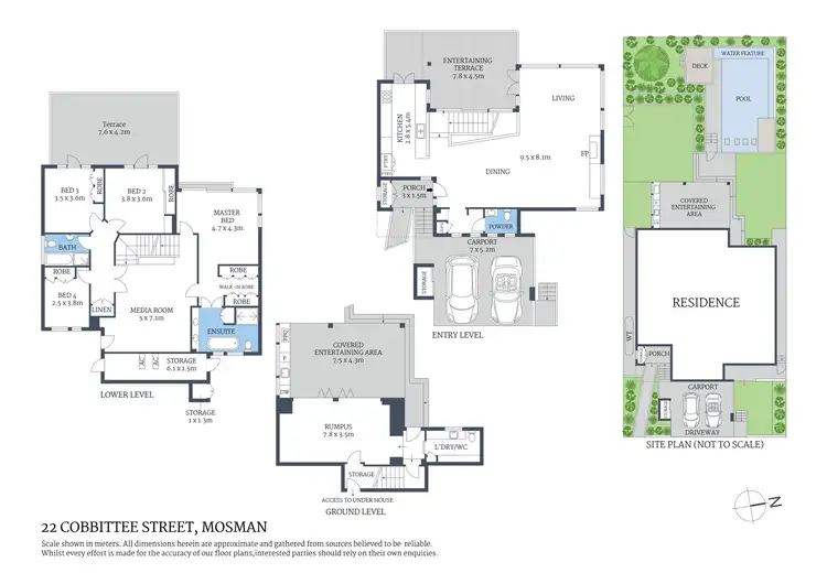 Floorplan of Homely house listing, 22 Cobbittee Street, Mosman NSW 2088