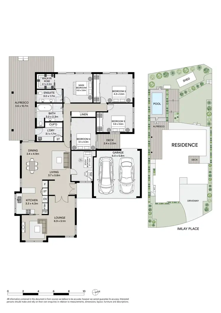 Floorplan of Homely house listing, 8 Imlay Place, Barden Ridge NSW 2234