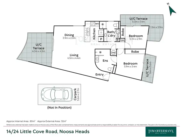 Floorplan of Homely unit listing, 14/24 Little Cove Road, Noosa Heads QLD 4567