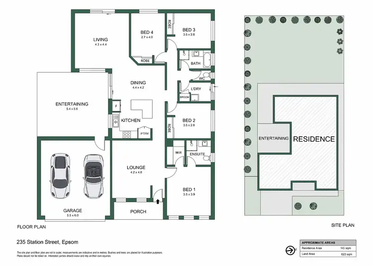 Floorplan of Homely house listing, 235 Station Street, Epsom VIC 3551
