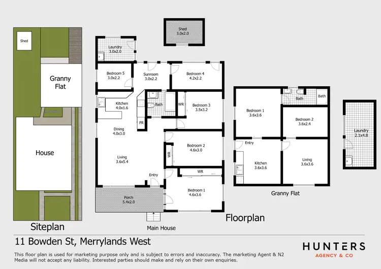 Floorplan of Homely house listing, 11 and 11B Bowden Street, Merrylands NSW 2160