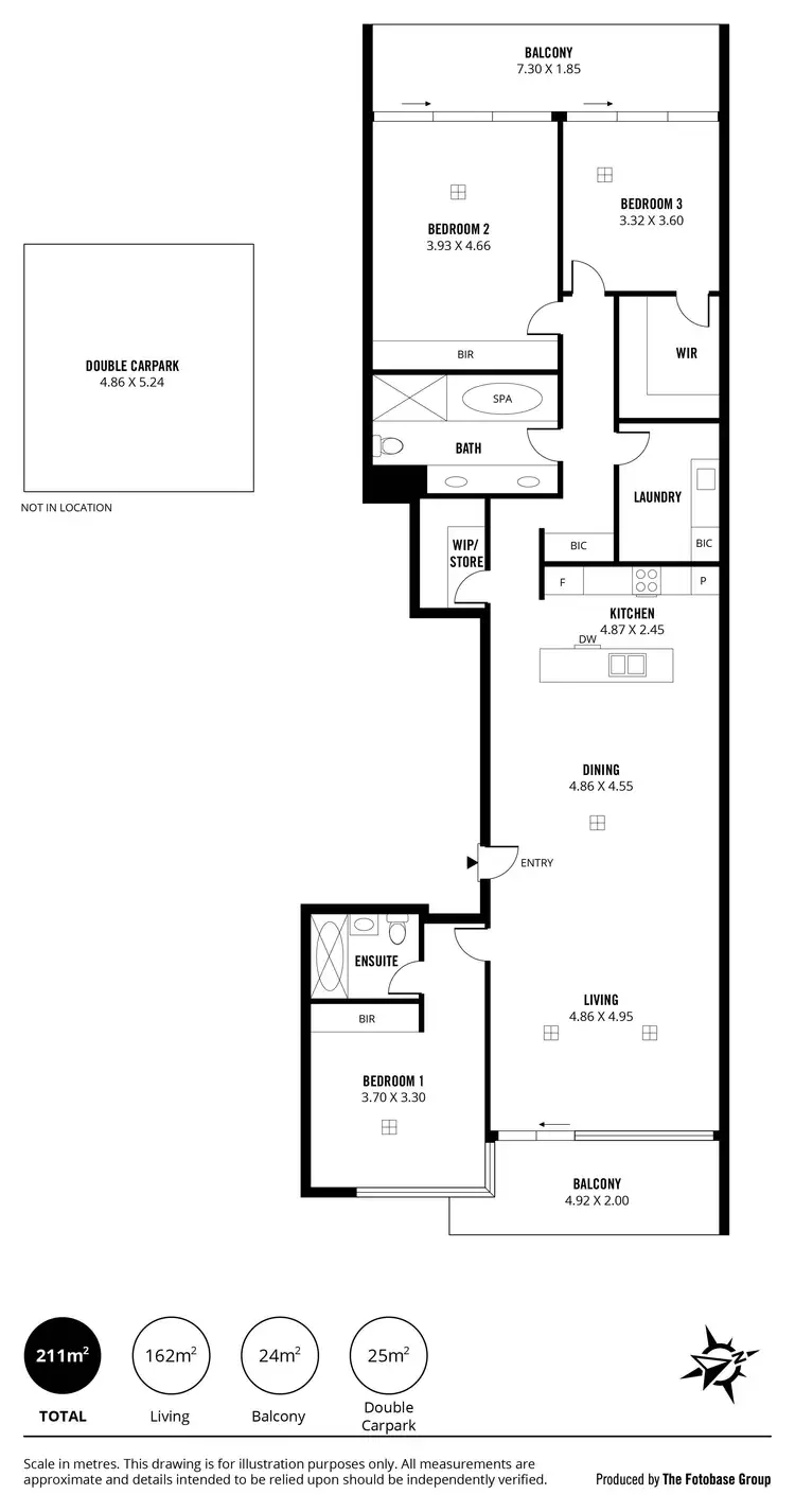 Floorplan of Homely apartment listing, 31/7 Patawalonga Frontage, Glenelg North SA 5045