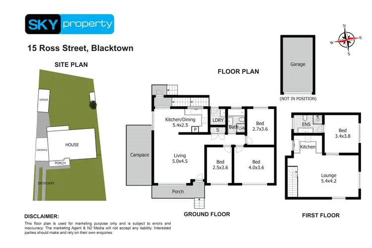 Floorplan of Homely house listing, 15 Ross Street, Blacktown NSW 2148