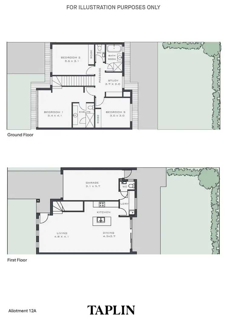 Floorplan of Homely house listing, Allot 12B Hackett Way, Brighton SA 5048