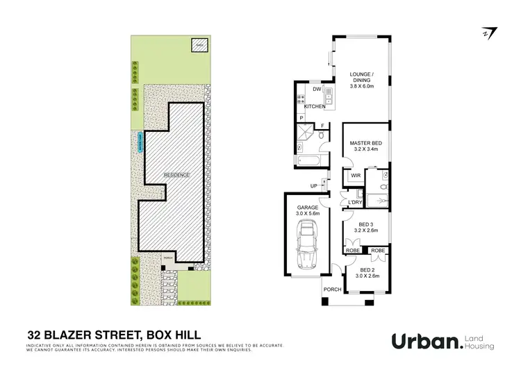Floorplan of Homely house listing, 32 Blazer Street, Box Hill NSW 2765