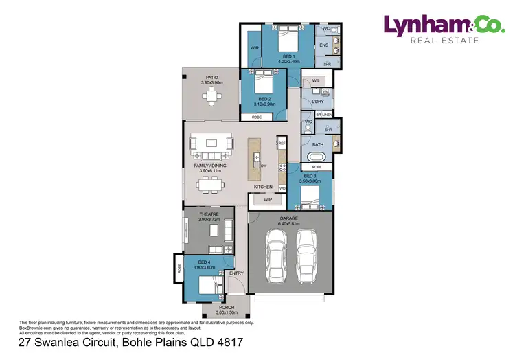 Floorplan of Homely house listing, 27 Swanlea Circuit, Bohle Plains QLD 4817
