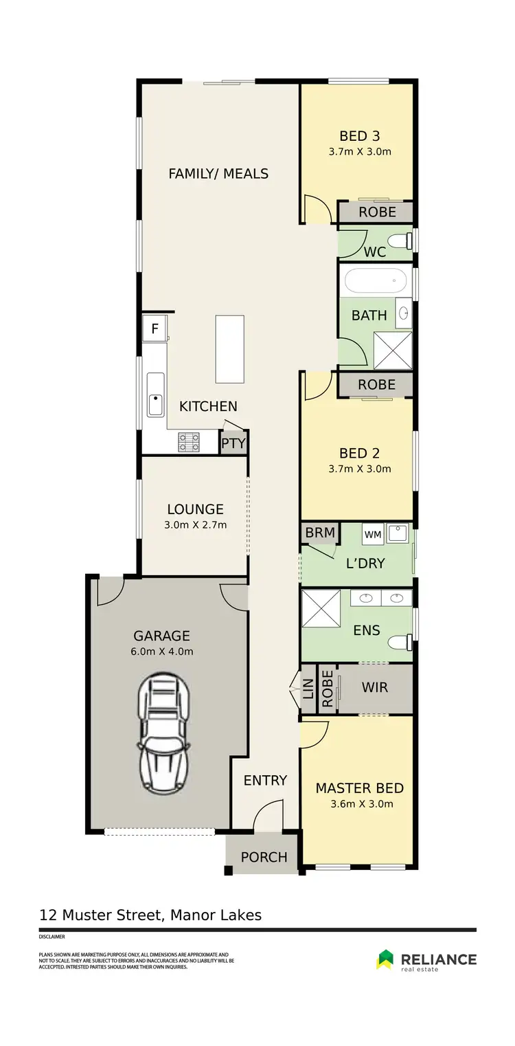 Floorplan of Homely house listing, 12 Muster Street, Manor Lakes VIC 3024