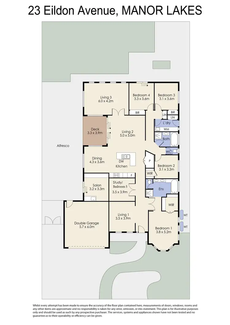 Floorplan of Homely house listing, 23 Eildon Avenue, Manor Lakes VIC 3024