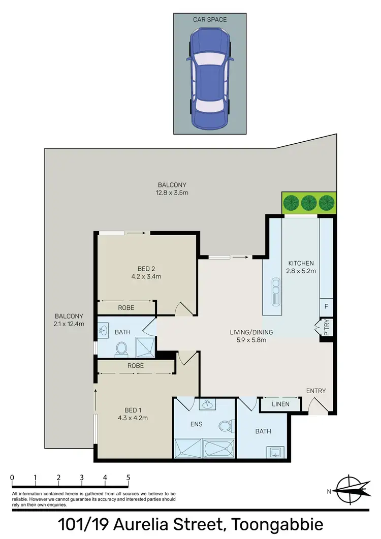 Floorplan of Homely apartment listing, 101/19 Aurellia Street, Toongabbie NSW 2146