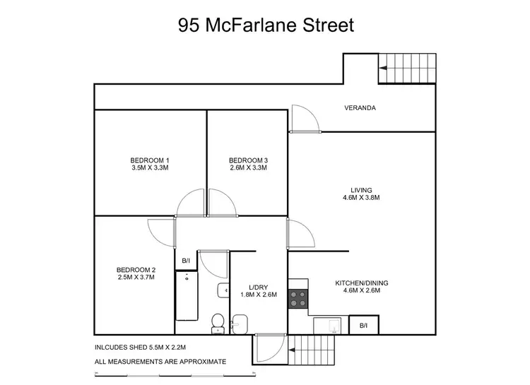 Floorplan of Homely house listing, 95 McFarlane Street, Grafton NSW 2460