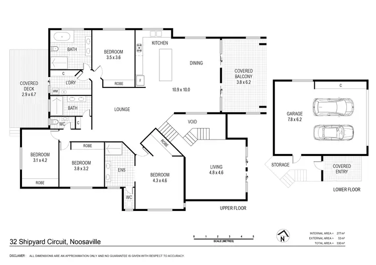 Floorplan of Homely house listing, 32 Shipyard Circuit, Noosa Waters QLD 4566