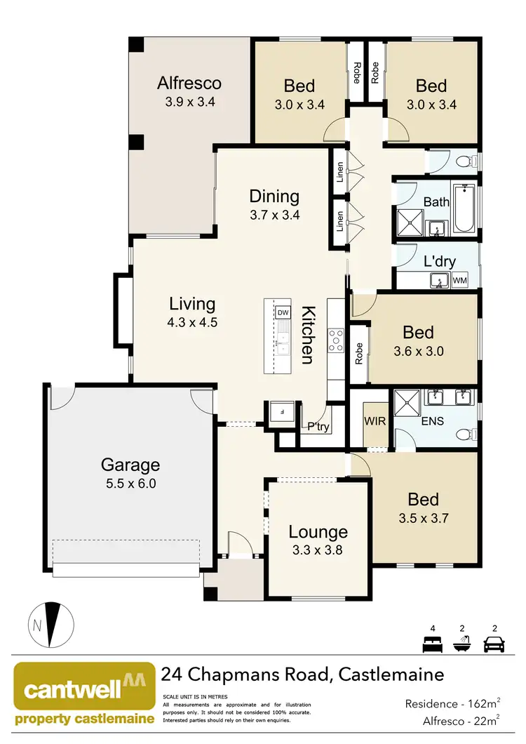Floorplan of Homely house listing, 24 Chapmans Road, Castlemaine VIC 3450