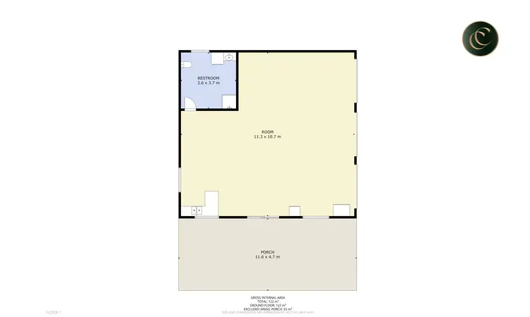 Floorplan of Homely rural property listing, 50 Bridge Creek Road, Greens Creek QLD 4570