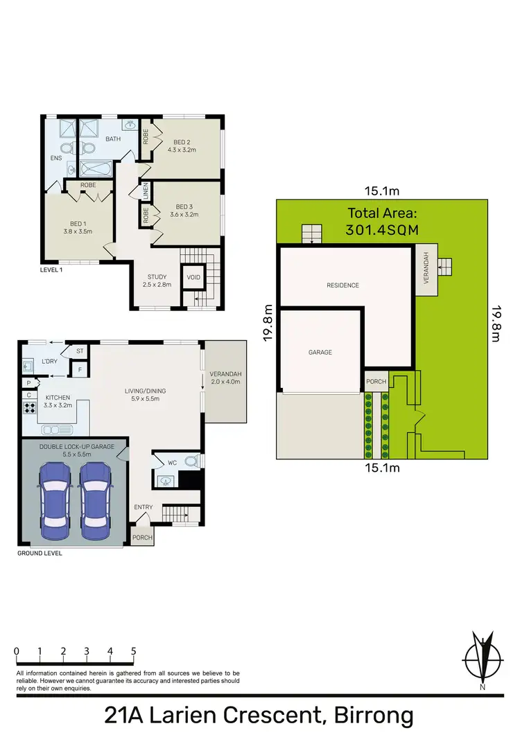 Floorplan of Homely house listing, 21A Larien Crescent, Birrong NSW 2143
