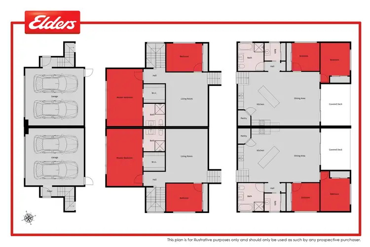 Floorplan of Homely townhouse listing, 12 & 12a Killawarra Drive, Taree NSW 2430