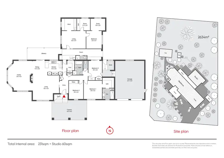 Floorplan of Homely house listing, 1-3 Jindivick Neerim South Road, Neerim South VIC 3831