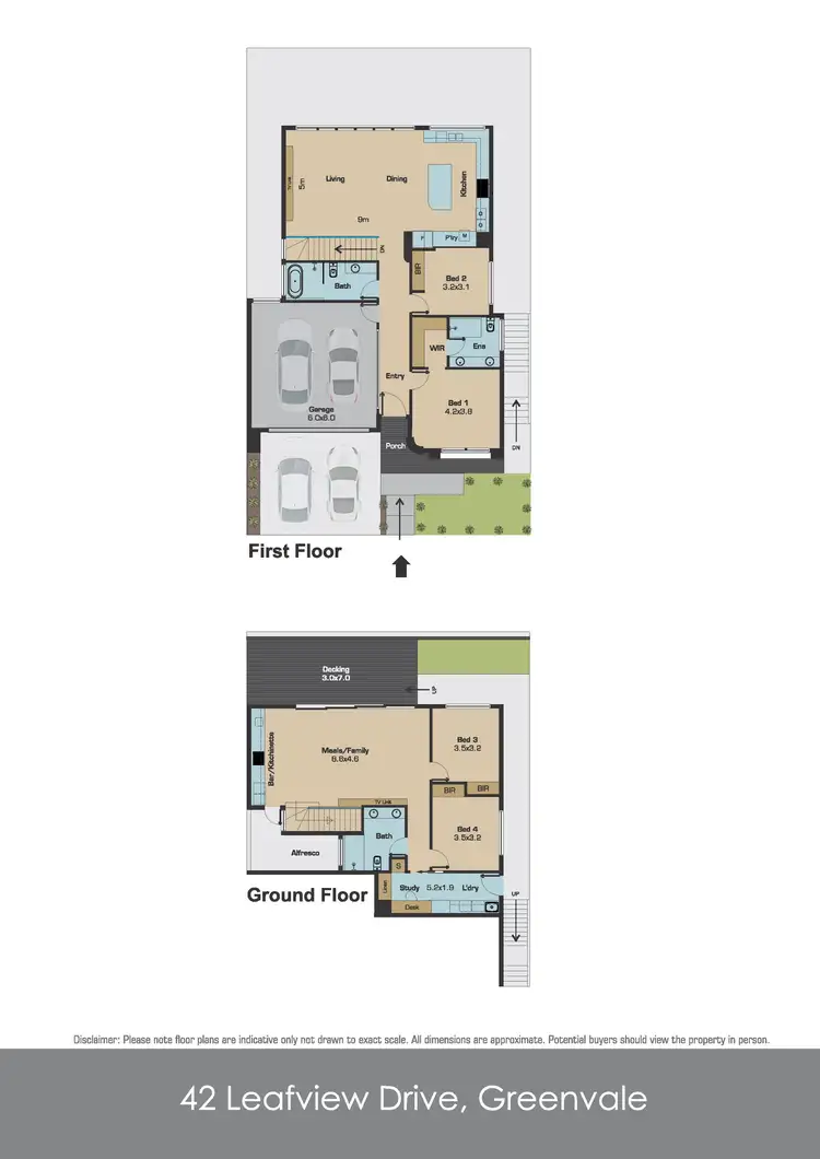 Floorplan of Homely house listing, 42 Leafview Drive, Greenvale VIC 3059