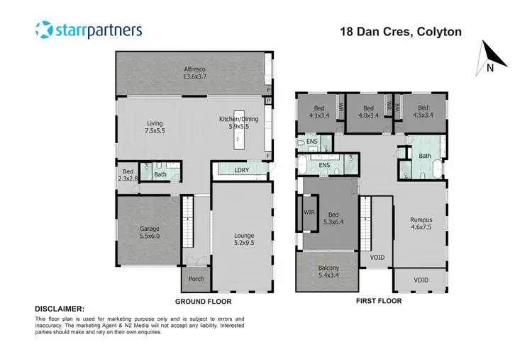 Floorplan of Homely house listing, 18 Dan Crescent, Colyton NSW 2760