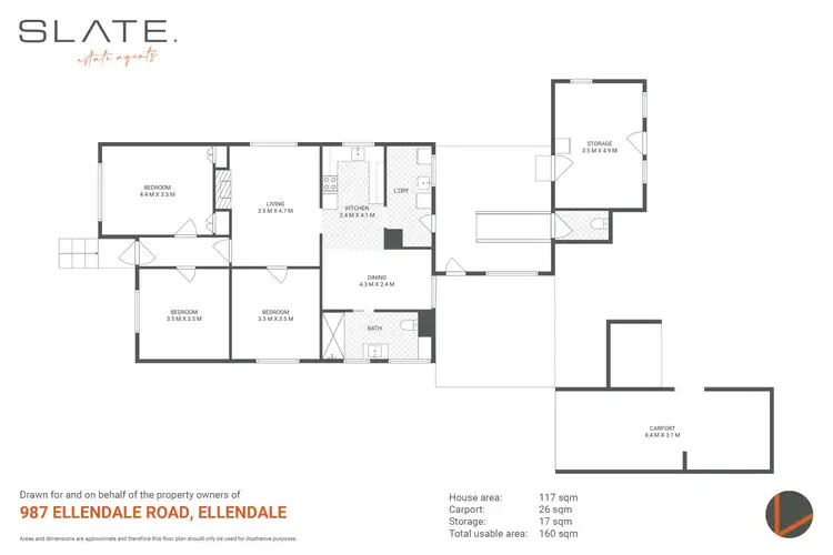 Floorplan of Homely house listing, 987 Ellendale Road, Ellendale TAS 7140