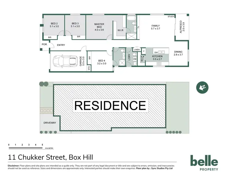 Floorplan of Homely house listing, 11 Chukker Street, Box Hill NSW 2765