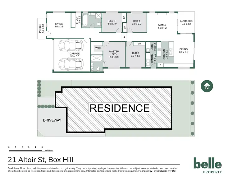 Floorplan of Homely house listing, 21 Altair Street, Box Hill NSW 2765