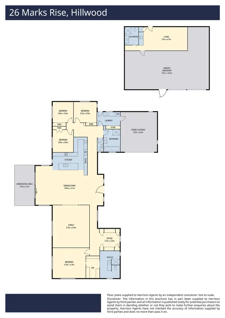 Floorplan of Homely house listing, 26 Marks Rise, Hillwood TAS 7252
