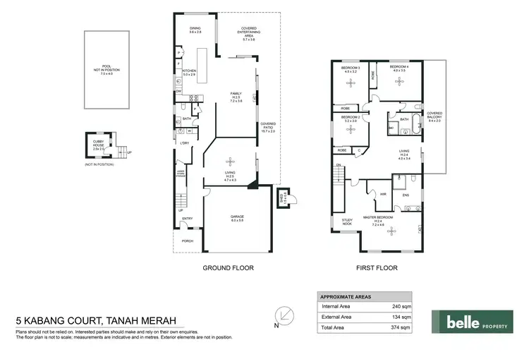 Floorplan of Homely house listing, 5 Kabang Court, Tanah Merah QLD 4128