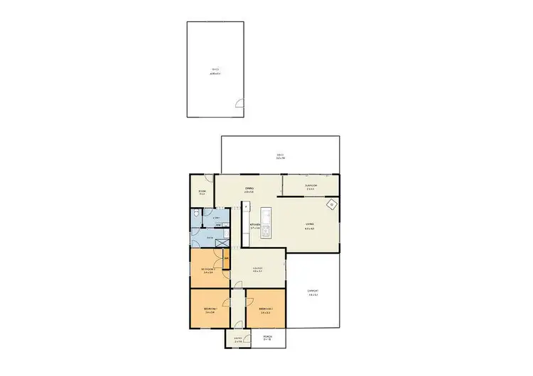 Floorplan of Homely house listing, 28B Wishart Street, Wonthaggi VIC 3995